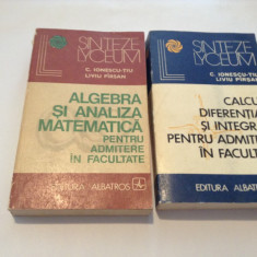 CALCUL DIFERENTIAL SI INTEGRAL/ALGEBRA SI ANALIZA MATEMATICA IONESCU-TIU-PARSAN