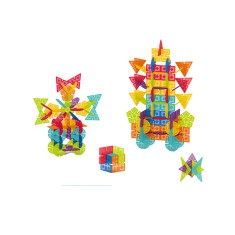 Set de constructie STEAM Fulgi de zapada, 224 piese educative