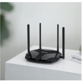 Router Wireless Gigabit MERCUSYS MR80X AX3000, WI-Fi 6, Dual-Band 574 + 2402 Mbps, negru SafetyGuard Surveillance
