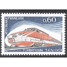 Franta 1974 - Tren TGV, neuzat