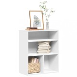 VidaXL Bibliotecă, alb, 60x30x71,5 cm, lemn prelucrat