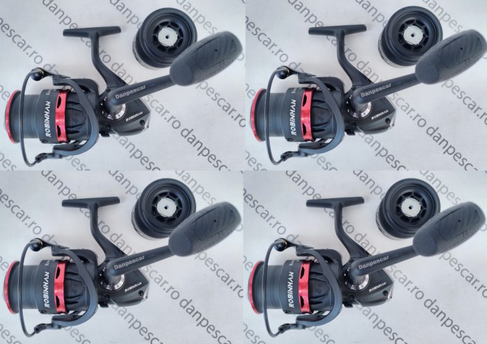 SET 4 Mulinete Feeder ROBINHAN RIVER MONSTER LA5000 tambur Long Cast