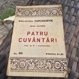 PATRU CUVANTARI - JEAN JAURES