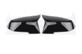 Capace oglinzi Batman style BMW seria 5 E60 E61 E62 E63 E64 2003-2010 negru lucios