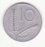 Italia 10 lire 1951, primul an de batere.
