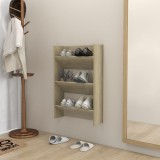 VidaXL Pantofar de perete, stejar sonoma, 60x18x90 cm, PAL