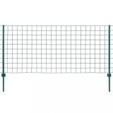 vidaXL Gard Euro, verde, 20 x 1,2 m, oțel