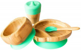 Set cadou din bambus Buburuza verde Ecorascals, Eco Rascals