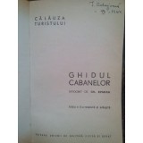 Gh. Epuran - Ghidul cabanelor (Editia: 1964)