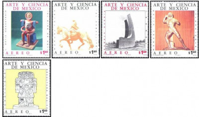 Mexic 1976 - Arta si stiinta Mexicana, serie neuzata foto