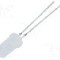 Dioda LED 5mm, alb rece, plat, 2.7...3.4V, OPTOSUPPLY - OSW5DK5TA2A