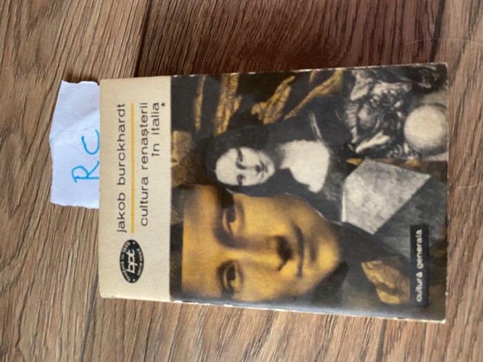 Jakob Burckhardt - Cultura renasterii in Italia Pa+