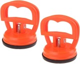 Set 2 Ventuze Manipulare Electronice ABS/Cauciuc 6.5x5.8cm Portocaliu/Negru Palan Manual