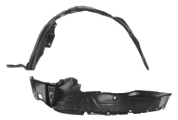 Carenaj roata Honda CRV (Rd), 01.2005-10.2006, partea Dreapta, Fata, 74100S9A010, 3877FP1T