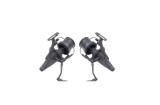 Set 2 Mulinete pentru pescuit la Crap ID 8000 cu tambur metalic, 10 rulmenti si baitrunner