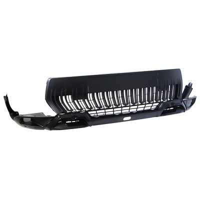 Grila bara protectie, spoiler Citroen C3 Aircross, 07.2021-, montare fata, negru, textura, RapidAuto foto