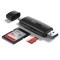 UGREEN CM304 USB + USB-C adapter SD + microSD k&aacute;rtyaolvas&oacute; (fekete)