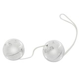 Bile vaginale metalice argintii 3.5cm, Orion