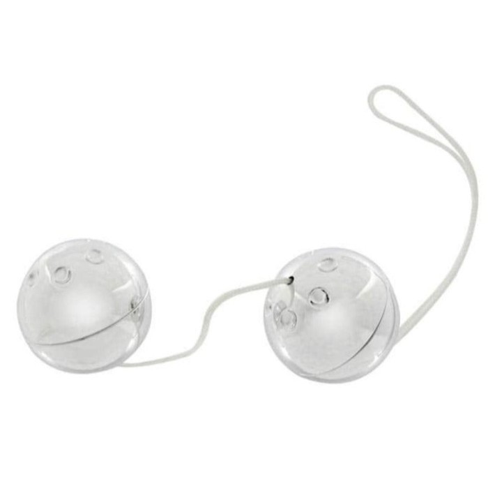 Bile vaginale metalice argintii 3.5cm