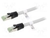 Cablul Patch Cord S/FTP Cat 8 Goobay 3m 24AWG LSZH Gri