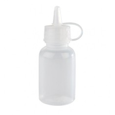 Set 4 mini flacoane polietilena pentru decorat, 30 ml