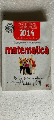 MATEMATICA 75 DE TESTE REZOLVATE SI PARTIAL REZOLVATE DUPA MODELUL MEN foto