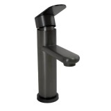 Baterie Lavoar Inox, Gri, Monocomanda, Apa Calda Rece