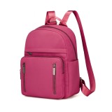 Cumpara ieftin Ghiozdan cu fermoare verticale rosu