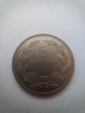 Moneda 5 Drahme 1930 XF Grecia