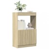VidaXL Dulap &icirc;nalt, stejar sonoma, 63x33x100 cm, lemn prelucrat 855099