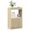 vidaXL Dulap &icirc;nalt, stejar sonoma, 63x33x100 cm, lemn prelucrat 855099
