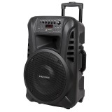 Boxa activa portabila UHF 12 inch Kruger &amp;amp; Matz, bluetooth 2.1, USB, 2 microfoane, 40 W