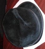 CY - Palarie veche din catifea / stare foarte buna / D cap: 18 cm