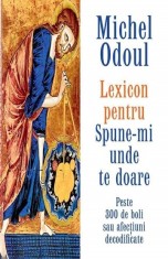 Lexicon pentru: Spune-mi unde te doare - Adevar Divin