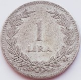 279 Turcia 1 Lira 1947 km 883 argint, Asia