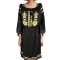 Rochie traditionala dama RL25 negru/bej , marimea L
