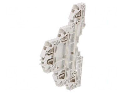 Conector &amp;Icirc;mbinare Șine 0,2-2,5mm2 Gri 6 Borne foto
