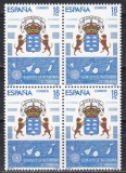 Spania 1984 - Statutul de autonomie al Insulelor Canare, Bloc de 4, MNH