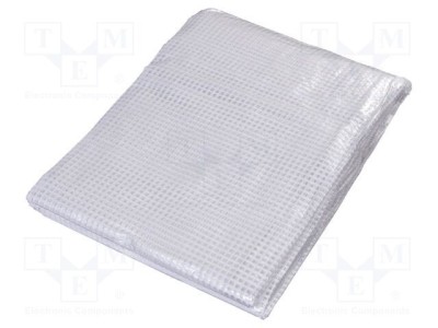 Prelată transparentă 8m x 6m polietilenă 100g/m2 PLAST foto