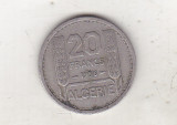 Bnk mnd Algeria 20 franci 1956 , colonie, Africa