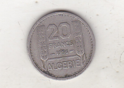 bnk mnd Algeria 20 franci 1956 , colonie foto