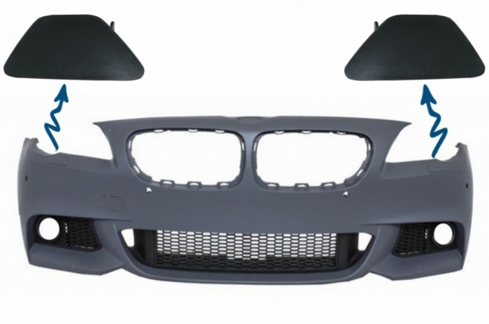 SET Capace Spalator Stanga&amp;Dreapta Faruri Bara Fata BMW Seria 5 F10 F11 2011+ Performance AutoTuning