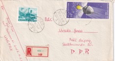 FILATELIE TEMATICA - PLIC UNGARIA TEMATICA COSMOS SPATIU SATELITI