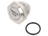 Comutator anti-vandalism SPST-NO 2A/48VDC IP65 &Oslash;16mm