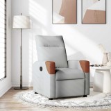 Gossi scaun extensibil din stofa gri nor