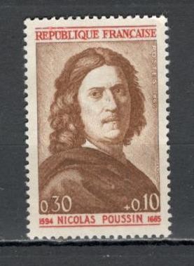 Franta.1965 300 ani moarte N.Poussin-Pictura SF.476 foto