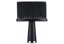 Perie pentru &amp;icirc;ndepărtat părul, plastic/nailon, neagră, 14 cm foto