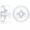 Tambur frana Mitsubishi Mirage / Space Star 6 Liftback (A0 A) 01.12-, Spate, 1.0 (A05A), 1.0 Bifuel, 1.2, 1.2 (A03A), 1.2 LPG (A03A), DELPHI