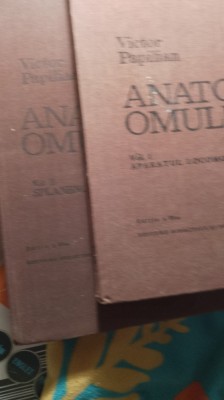 Victor Papilian anatomia omului,2 vol Ed 1982 foto