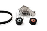 Kit distributie + pompa apa Citroen C2 Enterprise, C3 II, DS3; DS DS 3; Ford Fiesta VI; Peugeot 2008 I, 207, 208 I Motor 1.4 HDi, 1.4 HDi 68, dinti